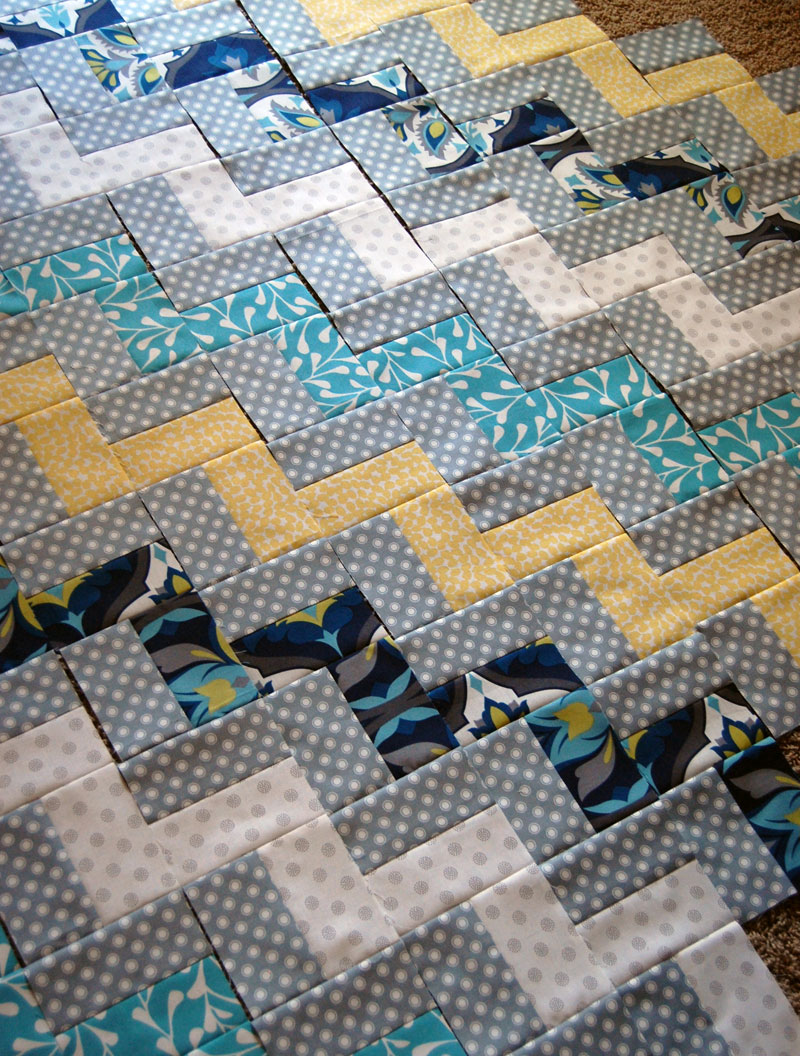 Zig Zag Chevron Quilt | The Cloth Parcel